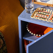 Sugar Cube Side Table - Pigeon Blue