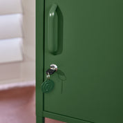 Sugar Cube Side Table - Dark Olive