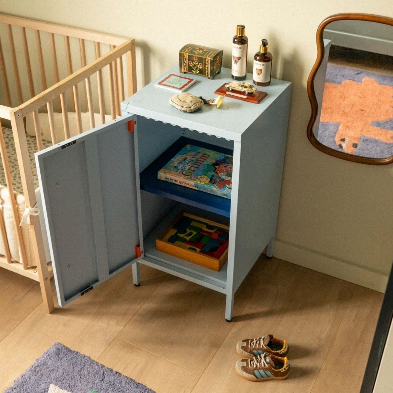 Sprinkles Side Table - Blueberry Splash