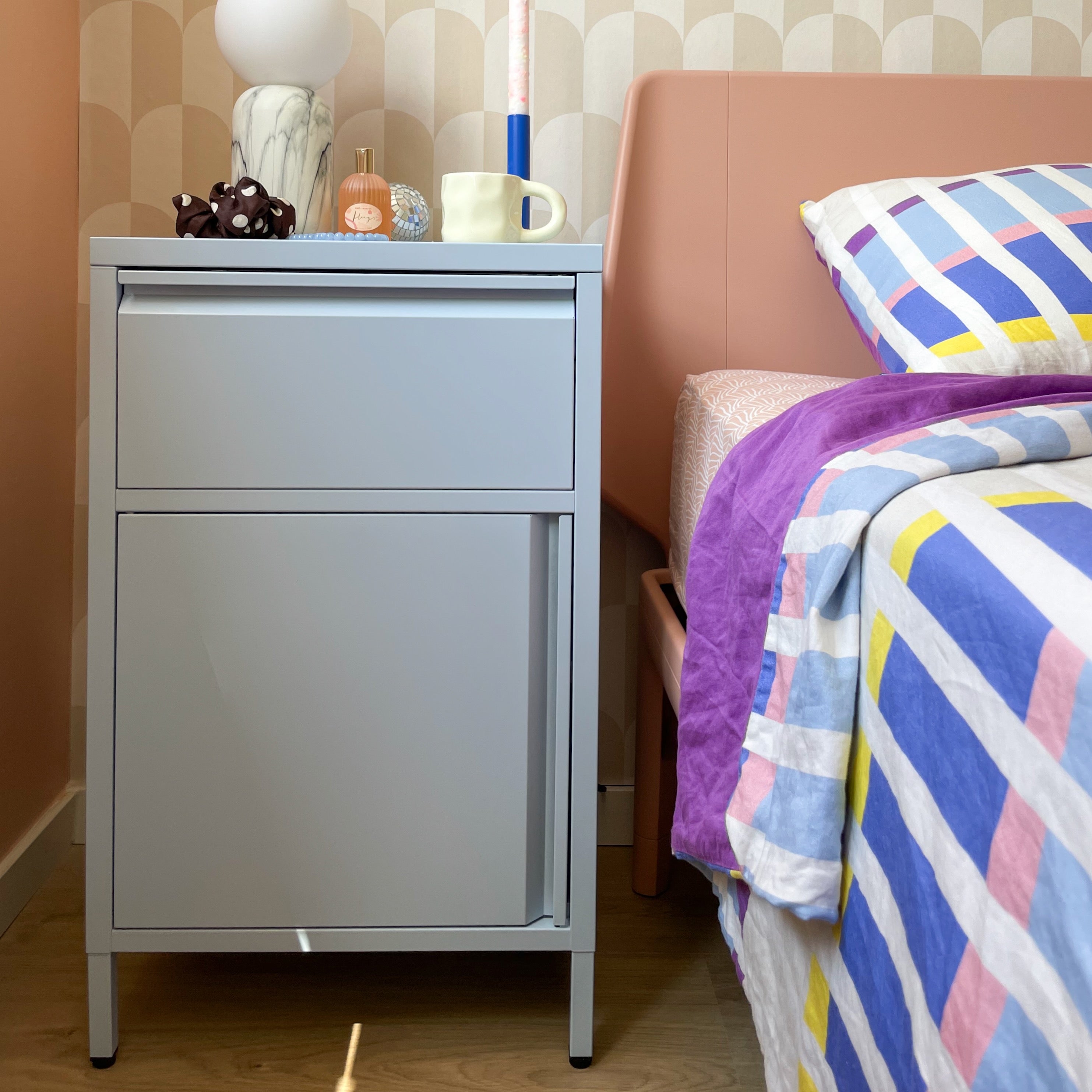 Bon Bon Side Table - Salt Blue